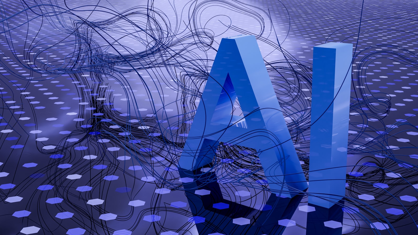 Neural-network style abstract data visualisation